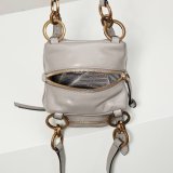 Prada Soft Calfskin Mini Dangle Top Handle Bag