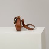 Prada 1BD345 Flap Calf Leather Shoulder Bag
