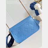 Louis Vuitton Diane Monogram Empreinte M27362 Blue Bag