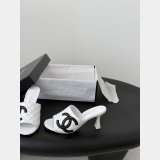 CC big C Quilted heel Slides