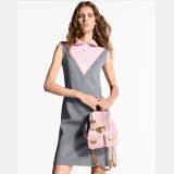 Venice Backpack Louis Vuitton Copy M13031 Luxury Monogram Denim Pink