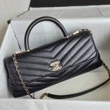 Perfect 1:1 Chevron Quilted Coco Handle Bag