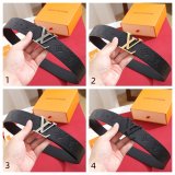 LV Shadow 40mm Reversible Belt black