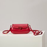 Prada 1BD345 Flap Calf Leather Shoulder Bag