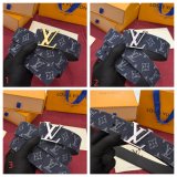 LV Initiales Monogram Denim 40mm Belt