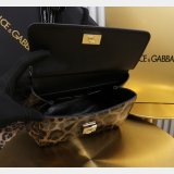 Dolce & Gabban patent leather Sicily handbag 20CM