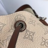 Best M55801 Louis Vuitton Muria Mahina Leather Galet Bag