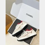 CC Calfskin & Mixed Fibers Sneakers