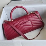 Perfect 1:1 Chevron Quilted Coco Handle Bag