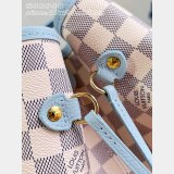 Louis Vuitton Neverfull Inside Out MM Damier Azur Canvas N40946 Bag