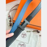 Hermes Constance reversible leather belt
