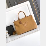 Prada Jardiniere cotton canvas handbag