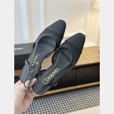 2026 CC Net & gros-grain Slingbacks