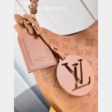 Louis Vuitton Carmel Mahina Leather M53188 Brown Bag