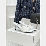 Cheap Prada triangle logo mesh slide sandal