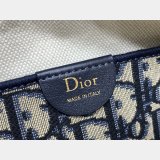 Dior Travel Nomad Pouch Blue 1:1 2875 Oblique Jacquard Fabric Bag