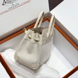 Best Hermes Birkin handmade Stiching Handbags Swift Leather 25CM
