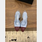 Top CC Lambskin Slingbacks