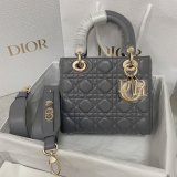 Top Quality DIOR LADY 20CM BAG LAMBSKIN