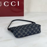 Gucci 1:1 874743 Blue Lady Lunetta Small Shoulder Bag