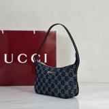 Gucci 1:1 874743 Blue Lady Lunetta Small Shoulder Bag