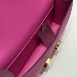 Luxury Hermes handmade Stiching Constance Elan Bag 24cm