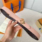 Cheap LV Flowergram 30mm Reversible Belt