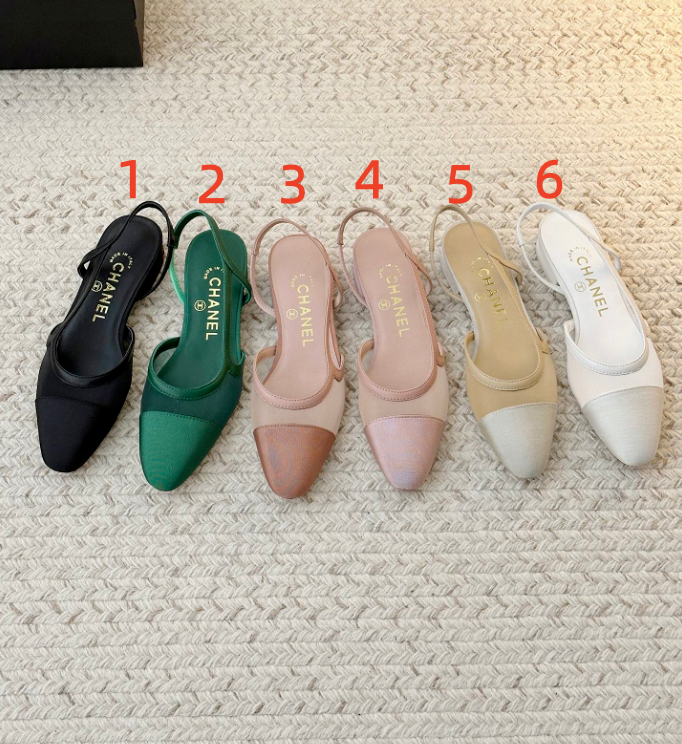 2026 CC Net & gros-grain Slingbacks